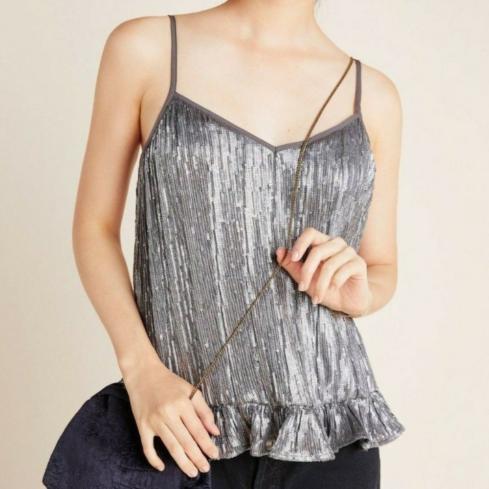 Sequin tank top